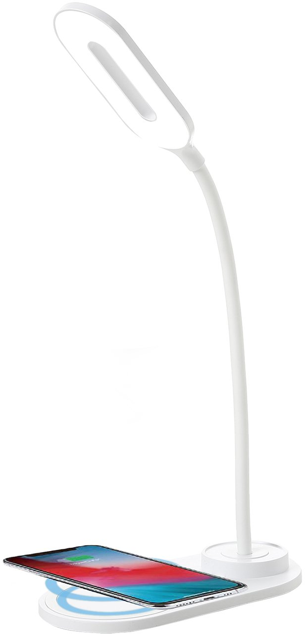 lampa led de birou home dk-h12, incarcator wireless, 3 moduri, control touch, usb-c, 6w - imagine 6